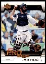 2005 Upper Deck Pro Sigs #61 Jorge Posada New York Yankees