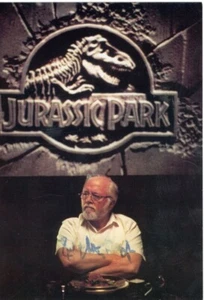 Richard Attenborough - signiertes Jurassic Park Postkartenfoto - Bild 1 von 1