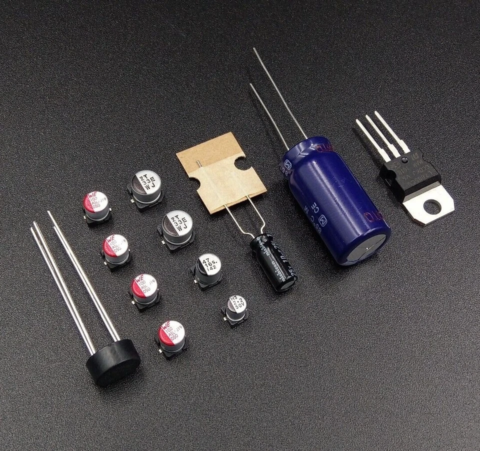 CMS Capacitor Restoration Kit - Super Nintendo SNES - PAL - High Quality - Image 1 of 1