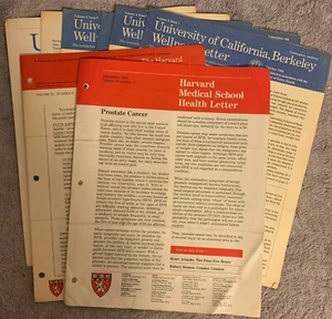 UC Berkeley,Harvard Medical School Health/Wellness Letter 1978-88 Index,AIDS,8pc - Picture 1 of 1
