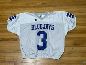 Russell Athletic Basketball Jersey Men's XL White Creighton Bluejays Briggs #3 - Picture 1 of 8