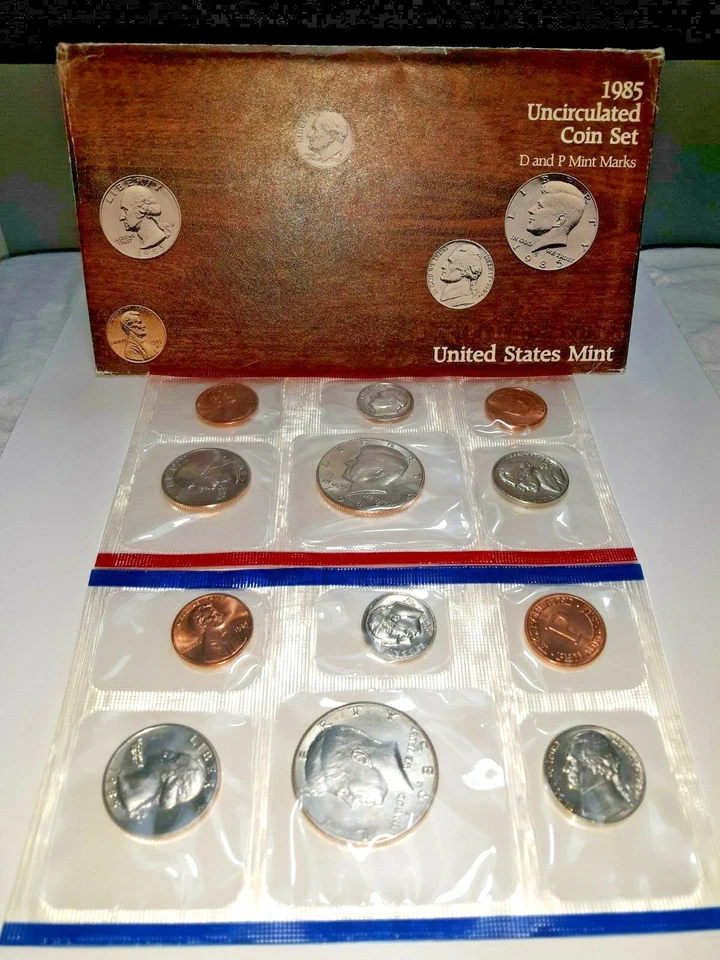 1985 United States Mint Uncirculated Coin Set  - Image 1 of 1
