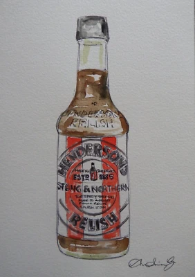 Painting Northern Hendersons Relish Red Stripe Sheffield United Football Edition - image 1 of 4