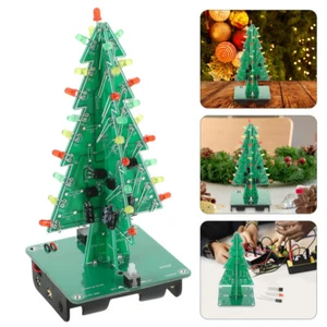 Led Lighted Xmas Tree Flashing Christmas Tree Lights Electronic Xmas Tree Kit - Picture 1 of 11