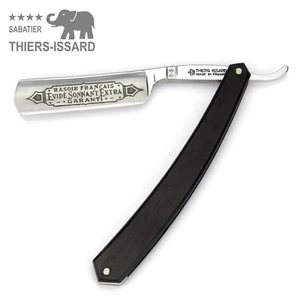Navaja de afeitar Thiers-Issard Sabatier - 5/8" - acero al carbono C135 - ébano - Imagen 1 de 7