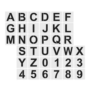 3 Inch Spray Painting Stencils Alphabet Letters Mould Letter Stencils - Picture 1 of 12
