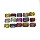 9x6 Mm 10 Pcs Natural Sapphire Emerald Cut Certified Gemstone Lot