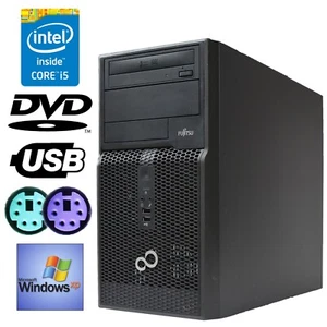FUJITSU ESPRIMO P400 TOWER i5 3GHz 4GB 250GB PCIe 16x 1x DVI WIN XP M824 - Bild 1 von 4