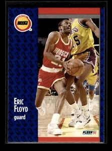 1991-92 Fleer #74 Eric (Sleepy) Floyd (NM)(BSK) - Picture 1 of 2