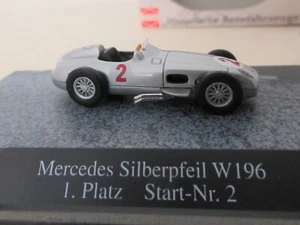 Busch Historische 1/87th Scale 1955 Mercedes Benz W196 Fangio Racing Car Model - Picture 1 of 7