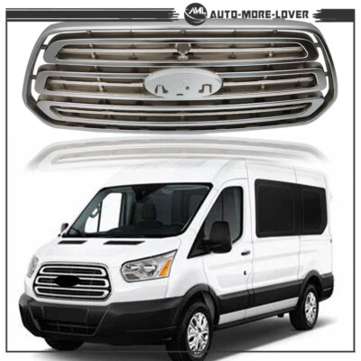 Parrilla superior del parachoques delantero para Ford Transit 150 250 350 2015-2019 CK41-17B968-B Foto 1 de 4