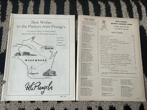 LOT OF 2 GREEN BAY PACKERS VINTAGE PROGRAMS COLTS 1964 GIANTS 1965 - Picture 1 of 9