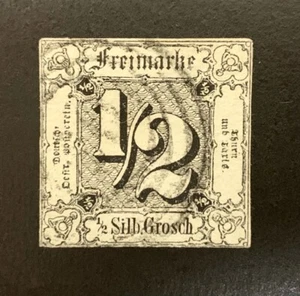 German States Thurn and Taxis Northern District Postmarked Single SC3 - Picture 1 of 2