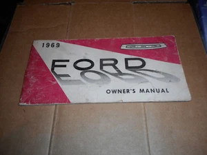 Ford 1969 guía del usuario libro manual PN 3692-69 segunda impresión 16838 bueno - Imagen 1 de 2