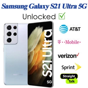 New Samsung Galaxy S21 Ultra 5G SM-G998U 256GB/128GB Fully Unlocked All Carrier - Picture 1 of 10