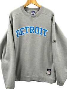 Detroit Lions NFL ON FIELD Apparel Crewneck Sweatshirt Men’s Gray Size Large