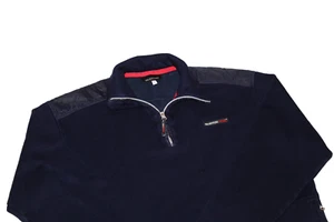 Vintage 90's Valentino Sport 1/4 Zip Fleece Pullover with pockets - Picture 1 of 10