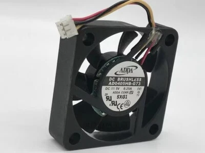 ADDA 4010 AD0405HB-G73 DC5V 0.25A 40*10MM 3-Pin Cooling Fan - Image 1 of 3