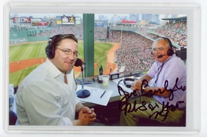 Joe Castiglione signiertes Foto - "Red Sox HOF" Inschrift Boston Announcer Auto - Bild 1 von 2