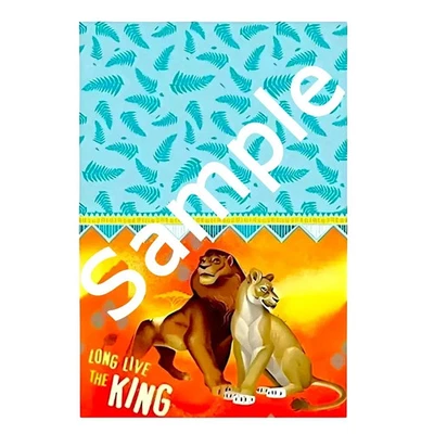 Disney The Lion King Birthday Party Paper Table Decorative Cover Simba 54 x 96 - Image 1 of 4