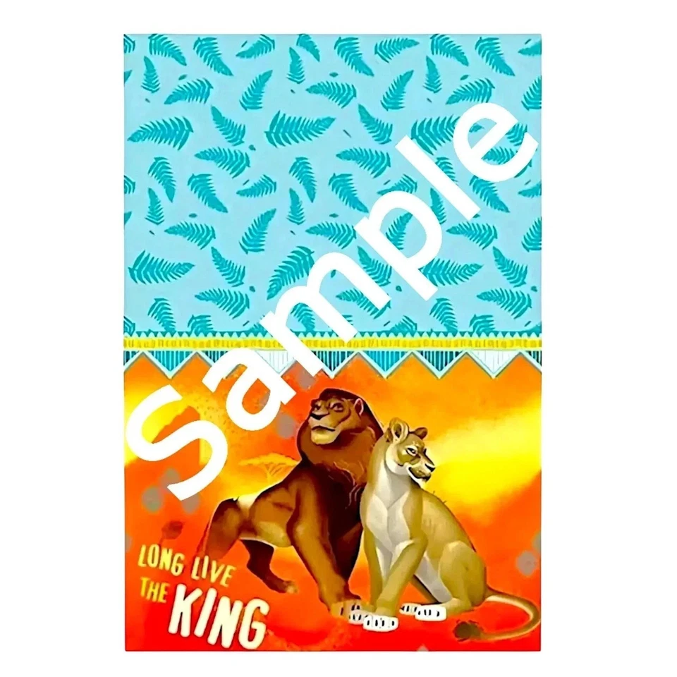 Disney The Lion King Birthday Party Paper Table Decorative Cover Simba 54 x 96 - Image 1 of 4
