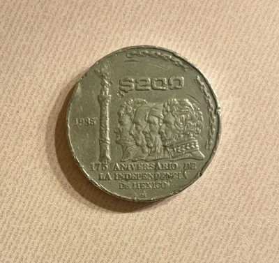 Mexico 175th Anniversary 200 Pesos Independence Coin 1985 - Image 1 of 4