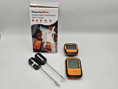 ThermoPro TP28C Funkthermometer 2 Sonden 150m Grillthermometer Digital BBQ IPX4 - Bild 1 von 4
