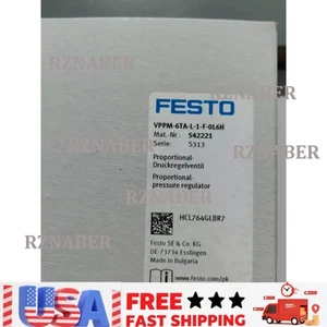 New VPPM-6TA-L-1-F-0L6H FESTO 542221 Proportional ValveFast Shipping - Picture 1 of 8