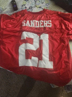 1994 Deion Sanders 球衣 Mitchell Ness 尺码 54 Throwbacks 正品 NFL — 第 1/4 张图片