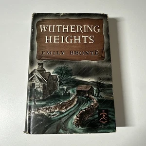 Wuthering Heights By Emily Brontë 1946 Illustrated Modern Library HCDJ - Picture 1 of 17