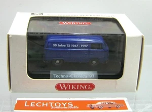 Wiking 1:87,  VW T2 Kasten, 30 JAhre VW T2, 1997, Techno Classica Sondermodell - Bild 1 von 1