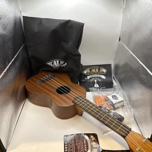 Kala LTP-S Soprano Ukulele Starter Kit 100% Complete Unused Mahogany Rosewood - Picture 1 of 7