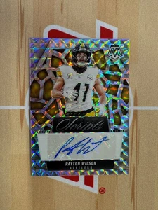 2025 Panini Mosaic PAYTON WILSON Scripts AUTO Pittsburg Steelers - Bild 1 von 2