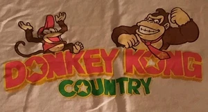 Donkey Kong Country Super Nintendo World Universal Studios Ringer T Shirt XL - Picture 1 of 4