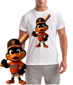 Baltimore Orioles Baseball Maskottchen T-Shirt / Wicking Tee - Bild 1 von 3