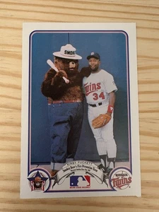 1987 Smokey American League #8 Kirby Puckett - Minnesota Twins - VINTAGE! - Bild 1 von 2