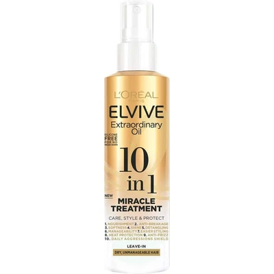 L'Oreal Elvive Extraordinary Oil 10 in 1 Miracle Treatment 150 ml (Pack of 1)  - Image 1 of 4