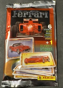 1998 Ferrari Glyptic Sticker Card Pack Unopened - Picture 1 of 2
