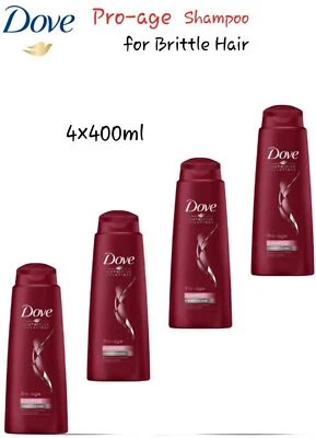 Dove Pro Age Shampoo for Brittle Hair, 250ml Bottle - Brand New - Image 1 of 2