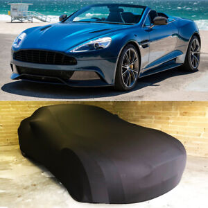 Car Cover Indoor Stain Stretch Dust-proof Custom Black For Aston Martin Vanquish