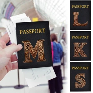 Neu Brief Reisepass Hülle Schutz Hülle Brieftasche Leder Reise Europa - Bild 1 von 35