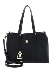 U.S. POLO ASSN. Jones Double Handle Bag Schultertasche Tasche Black schwarz - Bild 1 von 5