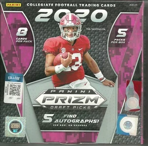 Juego completo de fútbol americano Prizm DP 2020 rojo los 156 con PSA 9 Joe Burrow - Imagen 1 de 2