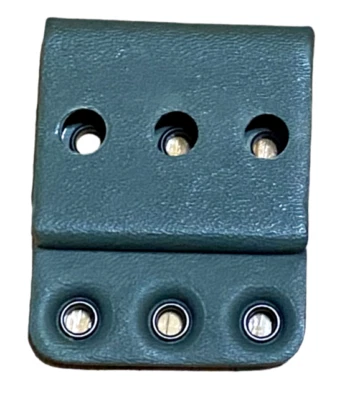 Clip deslizante Kydex para cinturón de 6 agujeros código G - se adapta hasta 1,75" - verde Foto 1 de 4