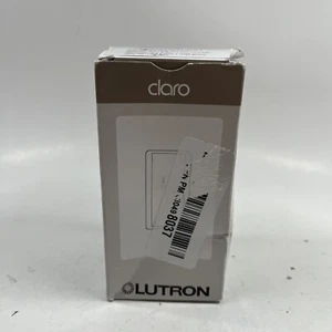 Lutron Claro On/Off Switch Wall Mount 3-Way White 15A CA-3PS-WH - Picture 1 of 3