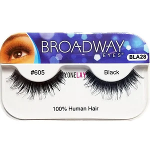 Pick Any Size Broadway Lashes #605 100% Human Hair False Eyelashes Eye Lash - Picture 1 of 1