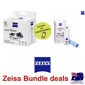 ZEISS LENS WIPES CLEANING OPTICAL GLASSES CAMERA IPHONE MOBILE IPAD TABLET FOG - Picture 1 of 19