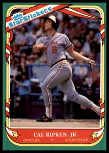 1987 Fleer Star Sticker #101 Cal Ripken, Jr. - Bild 1 von 2