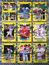 1990 Classic Trivia Baseball Cards - Pick Your Cards