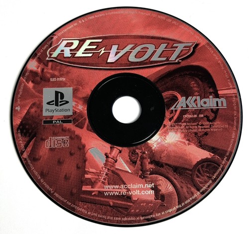 Jeu Re-Volt PS1 Complet Black Label - Testé, état Correct